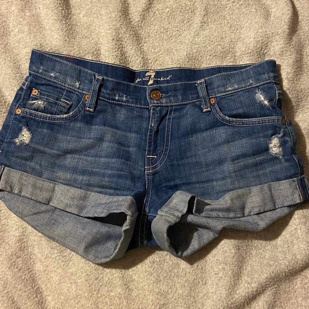 7’s jean shorts